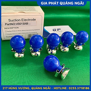 BO CHUÔNG ĐIỆN TIM (NÚM ĐIỆN CỰC TIM) CHO MÁY ECG BỘ 6 CÁI DÙNG NHIỀU LẦN