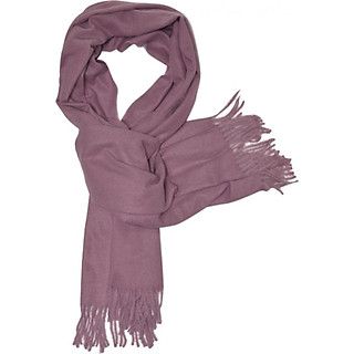 Khăn Len Dạ Choàng Cổ Màu Hồng Tím