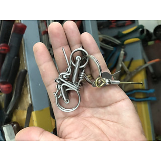 Móc khoá thủ công inox