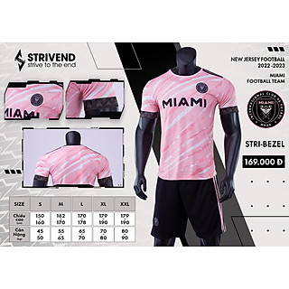 Quần áo bóng đá  Inter Miami màu hồng Strivend cao cấp 2023