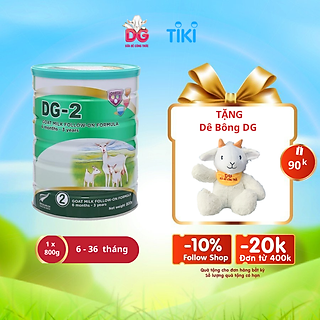 Sữa dê công thức DG-2 Goat Milk Follow-On Formula 800gr