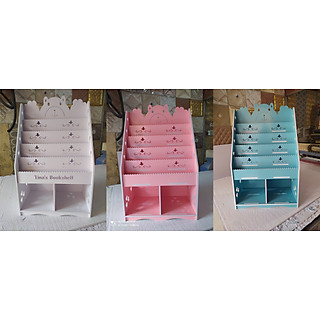 Kệ Sách Gấu 1 Tầng  2 Ngăn Chứa Đồ