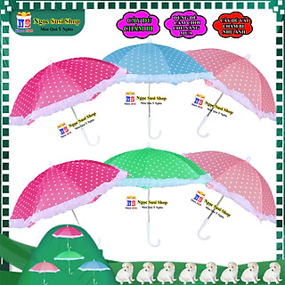 CÂY DÙ CHO BÉ CHẤM BI DÙNG ĐỂ CHE MƯA NẮNG SIÊU ĐẸP - Ô DÙ CHO BÉ SIÊU HOT ĐẸP NHƯ ẢNH