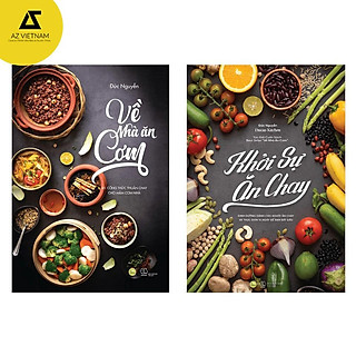 Sách - Combo Về nhà ăn cơm và Khởi sự ăn chay