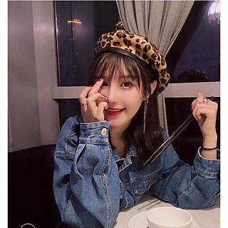 MŨ NỒI BERET NỮ, NÓN NỒI MŨ ULZZANG NÓN BERET DẠ MŨ BERET VIỀN DA CÓ DÂY NỚI CHỈNH
