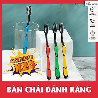 Combo 20 Bàn Chải Đánh Răng Than Tre Giúp Chải Sạch Răng