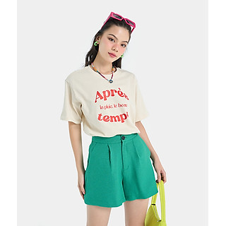 Áo Thun Nữ Thời Trang HNOSS Form Rộng In Chữ Apres HNATH036