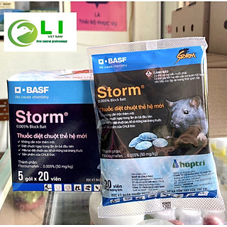 THUỐC DIỆT CHUỘT STORM - 1 GÓI/20 VIÊN