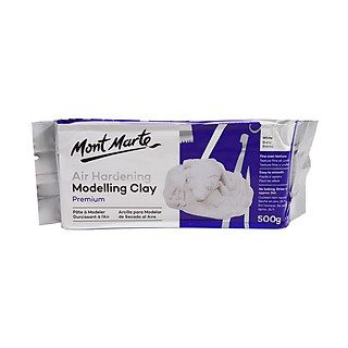 Đất Sét/ Đất Nặn Tự Khô Mont Marte Dùng Để Tạo Hình Điêu Khắc 500G - 2 KGS- Air Hardening Modelling Clay Premium