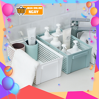 Giỏ đựng đồ [Siêu Sale] [Có sẵn]️ Giỏ đựng đồ nhựa phù hợp đựng đồ cá nhân, đồ ăn, đồ dùng