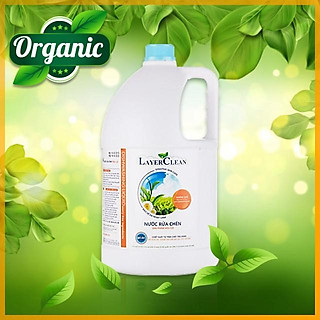 Nước Rửa Chén Bát Hữu Cơ Layer Clean 5l Chiết Xuất Từ Enzym Hương Quế Organic An Toàn Tuyệt Đối Cho Da