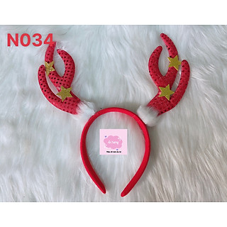 Bờm, băng đô cài tóc GIÁNG SINH/ NOEL, bờm  ông già Noel, tuần lộc, cây thông, phụ kiện hoá trang Giáng Sinh