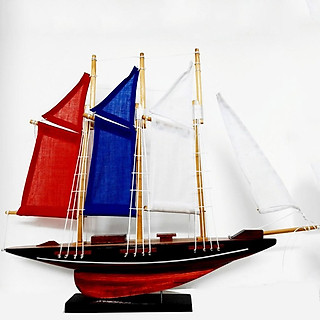 Mô hình xe vespa gỗ- Moto thùng- thuyền buồm cho phòng khách