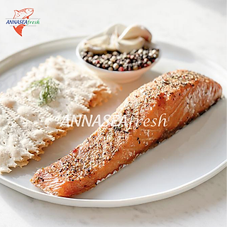 Cá hồi xông khói - vị tỏi & tiêu đen