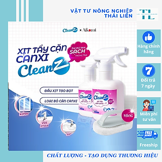 Chai Xịt Tẩy Cặn Canxi Chống Ăn Mòn Inox Vệ Sinh Vòi Rửa, Vòi Sen, Vách Kính