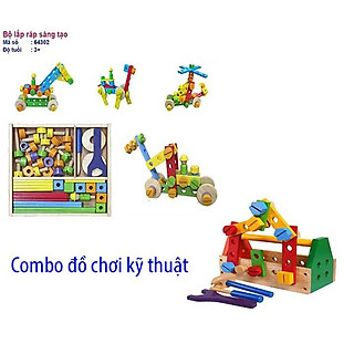 Combo đồ chơi kỹ sư và lắp ráp sáng tạo