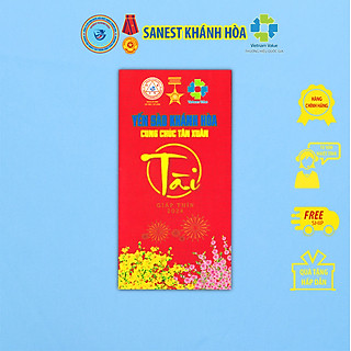 Set 5 bao lì xì Tài Lộc - Yến sào Khánh Hòa Sanest