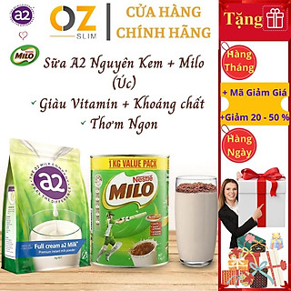 Sữa Milo Nestlé Và A2 Nguyên Kem Milk Power Úc -Tăng Sức Đề Kháng, Tăng Chiều Cao Và Khỏe Mạnh Cho Cả Gia Đình