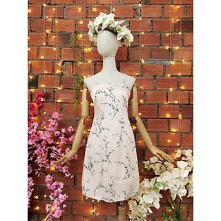 Váy 2 dây lụa hoa nhí