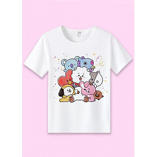 Áo BT21 BTS áo phông in hình BT21 siêu cute