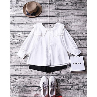 ÁO SƠ MI CỔ PHỐI BÈO THỦY THỦ