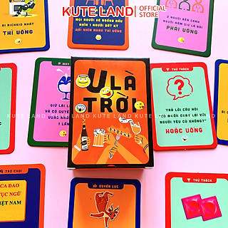 Bộ Bài Drinking Game U Là Trời 100 Lá Nốc Out Thẻ Bài Huệ Uống Thử Thách Cùng Bạn Bè Và Cặp Đôi