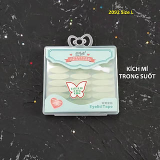 120 miếng dán kích mí đủ loại tự nhiên/ vô hình/ màu trơn (đủ các size lớn/ nhỏ) dính sẵn không cần dùng keo + tặng kèm kẹp gắp