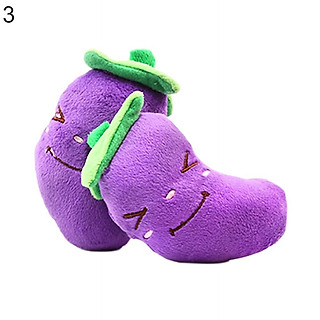 Đồ chơi nhồi bông hình trái cây dễ thương cho thú cưng