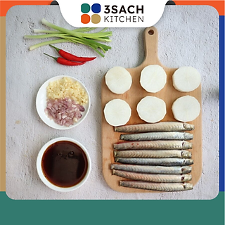 Cá Kèo Kho Củ Cải Trắng (Khay 500gr)