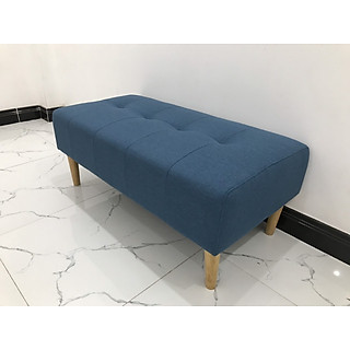Ghế sofa đôn chữ nhật xanh dương nhiều kích cỡ