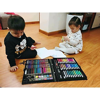 Set màu 150 chi tiết đủ loại từ màu chì, màu sáp, màu nước - Bộ Bút Tô Màu , Bộ Bút Vẽ Màu 150 chi tiết