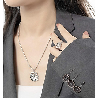 Mặt Dây Chuyền Bạc 925 Danny Jewelry Xi Bạch Kim DI4GZ030