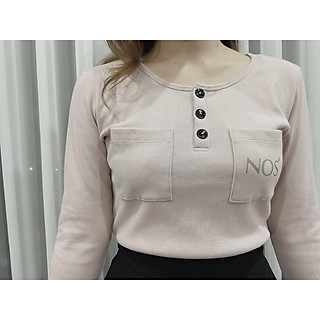 Áo len tăm cổ tròn