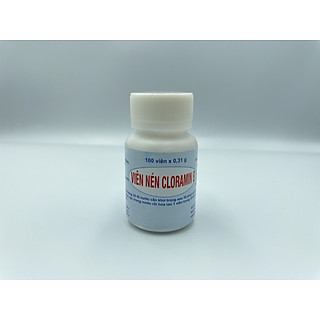 Cloramin B lọ 100 viên sát khuẩn nhà - nước - đồ vật.