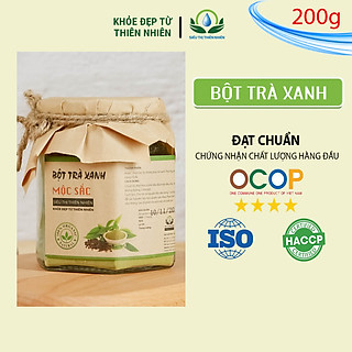 Bột trà xanh Mộc Sắc lọ thủy tinh