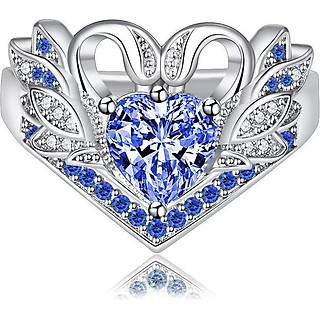 Nhẫn vương miện thiên nga bạc 925