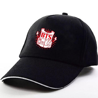 Mũ phớt BTS nón lưỡi trai Logo BTS style Unisex Hàn Quốc