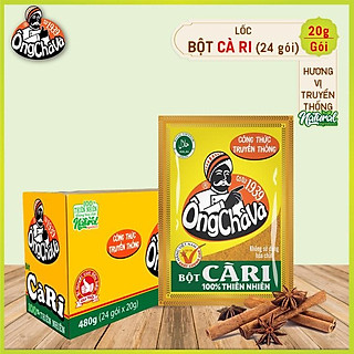 Lốc Bột Cà Ri Ông Chà Và 20g (24 gói/lốc) - (Bột Cari)