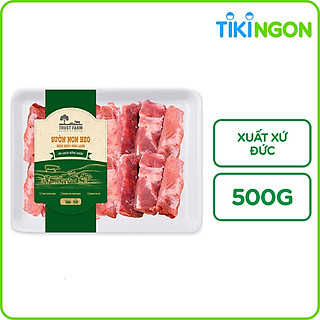 Sườn Non Heo Đông Lạnh Trust Farm Cắt Cục 500g