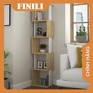 Kệ góc trang trí nhà, Kệ sách đặt góc phòng trang trí 7 tầng THF31