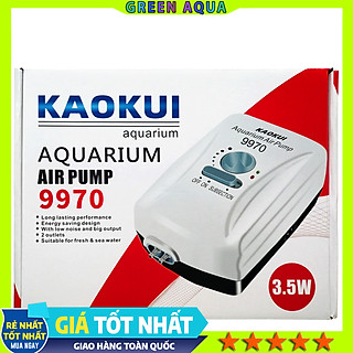 KAOKUI - AC/DC Air Pump (9970) | Máy bơm sủi Oxy tích điện cho hồ cá thủy sinh