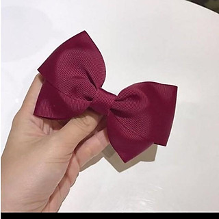 Kẹp tóc nơ gân - Cột tóc nơ gân dịu dàng - phụ kiện tóc