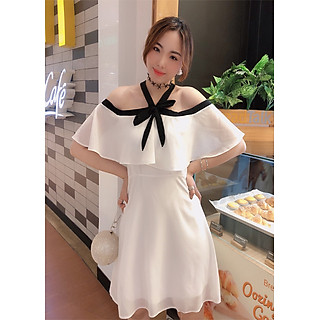 Đầm Xòe Trễ Vai Dễ Thương Dh018