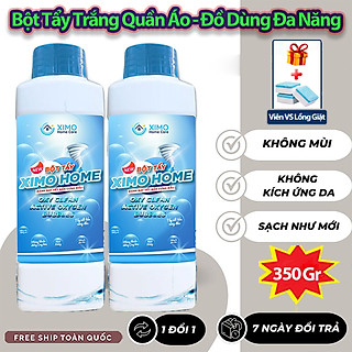 Bột tẩy vết bẩn đa năng Ximo Home đánh bay các loại vết ố bẩn cứng đầu 350g - Tẩy Trắng Quần Áo, Vết Bẩn
