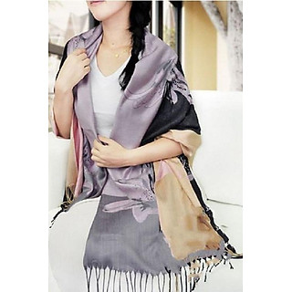 Khăn choàng cổ hoa ly 02