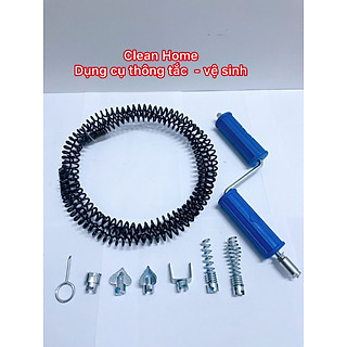 Dây Thông Tắc Cống Lò Xo Phi 16 Dùng Tay Quay