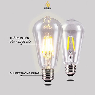 Bóng Đèn Dây Tóc Edison 4W Đui E27 Trang Trí Cổ Điển UPLED
