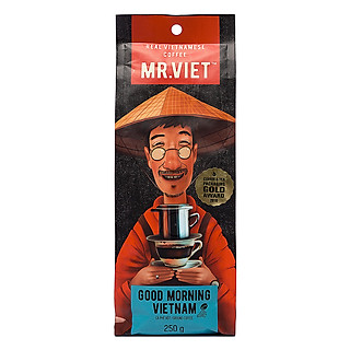 Cà Phê Rang Xay Túi Good Morning Vietnam MR.VIET (250g/Túi)