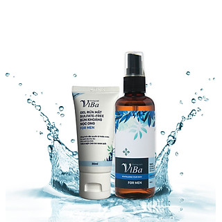 Bộ đôi làm sạch và dưỡng ẩm da dành cho Nam giới ViBa