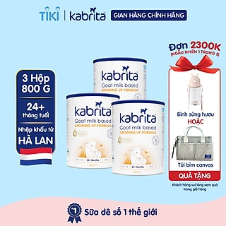 Combo 3 lon Sữa dê Kabrita số 3 cho trẻ trên 24 tháng - Lon 800g
